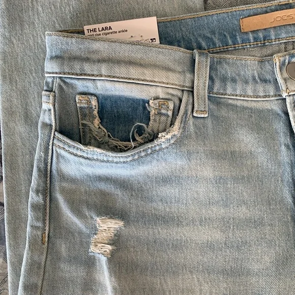 JOE’S JEANS The Lara Mid Rise Cigarette ankle jeans in stand tall size 30 - Picture 4 of 13